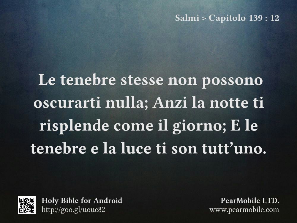Salmi, Capitolo 139:12